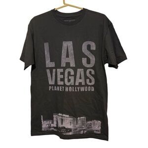 Las Vegas Planet Hollywood Size Medium Gray T-Shirt